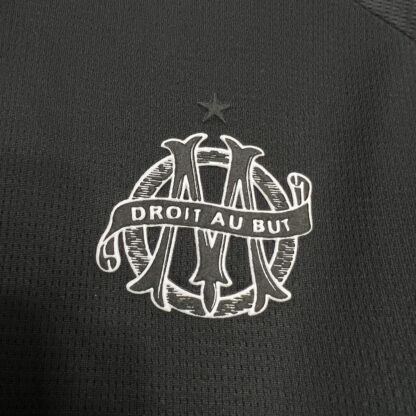 Olympique de Marseille 125th Anniversary Black camiseta - Image 7