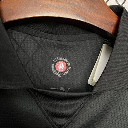 Olympique de Marseille 125th Anniversary Black camiseta - Image 6