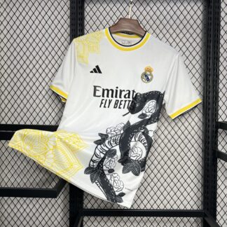 Real Madrid 2024/25 White and black Mamba special edition camiseta
