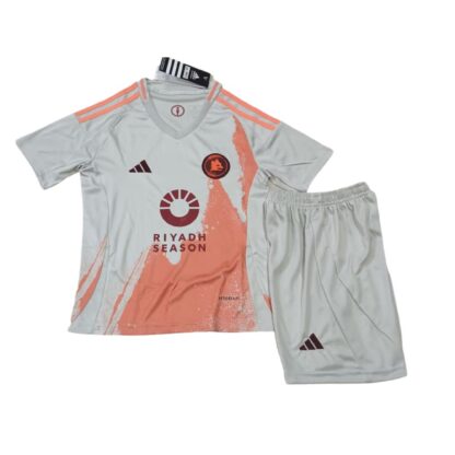 AS Roma 2024/25 visitante niños conjunto