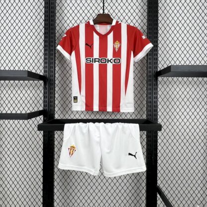 Sporting de Gijon 2024/25 local niños conjunto