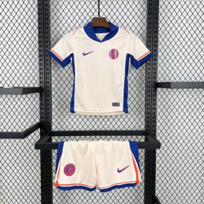 Chelsea 2024/25 visitante niños conjunto