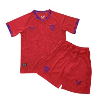 Sevilla FC 2024/25 visitante niños conjunto