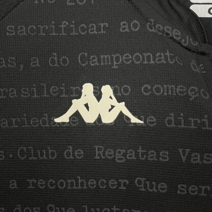 Vasco Da Gama 2024/25 Mujers Black portero uniform camiseta - Image 7