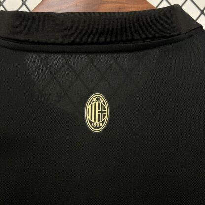 AC Milan 2024/25 125th Black portero  Retro camiseta - Image 4