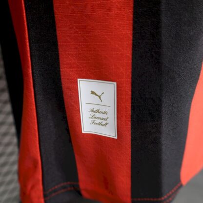 AC Milan 2024/25 125th Anniversary Edition Retro manga largas camiseta versión jugador - Image 6