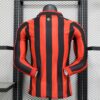 AC Milan 2024/25 125th Anniversary Edition Retro manga largas camiseta versión jugador - Image 2