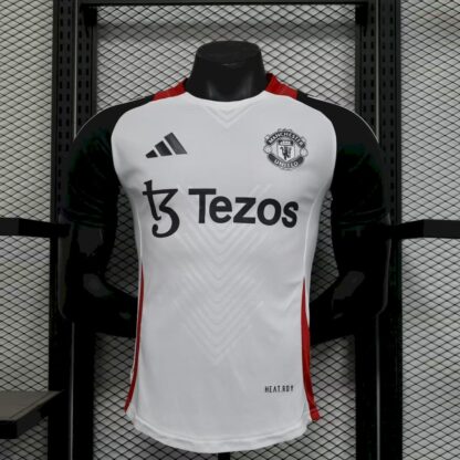 Manchester United 2025/26 Pre-match entrenamiento uniform camiseta versión jugador