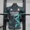 Real Madrid 2025/26 Black Green Dragon Edition camiseta versión jugador