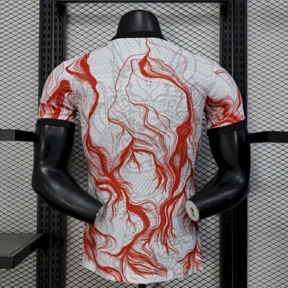 Real Madrid 2025/26 White Black Dragon special edition camiseta versión jugador - Image 2