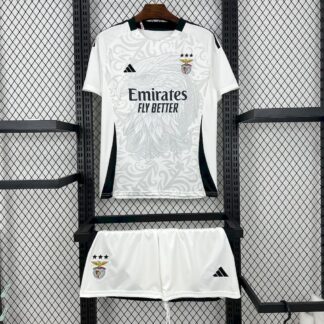 Benfica 2024/25  Fourth visitante Concept  niños conjunto