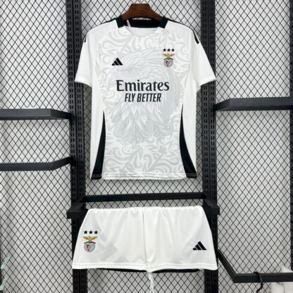 Benfica 2024/25  Fourth visitante Concept  niños conjunto
