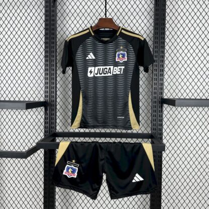 Colo Colo 2025/26 visitante niños conjunto