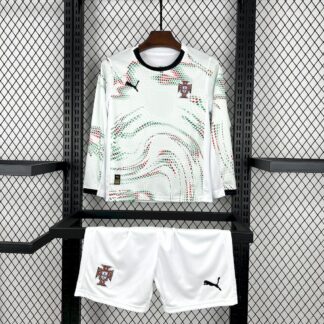 Portugal 2025/26 visitante manga largas niños conjunto