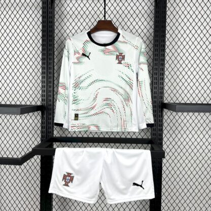 Portugal 2025/26 visitante manga largas niños conjunto