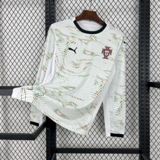 Portugal 2025/26 visitante manga largas camiseta