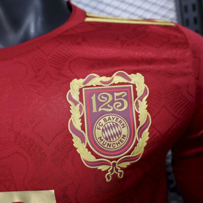 Bayern Munich 2024/25 125 Anniversary manga largas camiseta versión jugador - Image 4