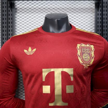 Bayern Munich 2024/25 125 Anniversary manga largas camiseta versión jugador - Image 3