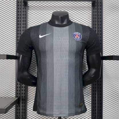 Paris Saint-Germain 2024/25 Black portero uniform camiseta versión jugador