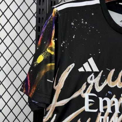 Real Madrid 2025/26 Louis Vuitton Joint Edition Black colorful version camiseta - Image 6