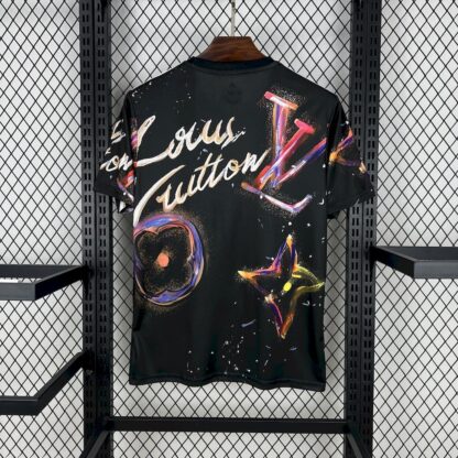 Real Madrid 2025/26 Louis Vuitton Joint Edition Black colorful version camiseta - Image 2