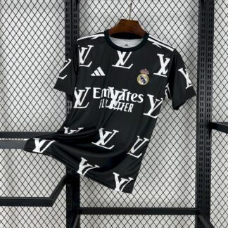 Real Madrid 2025/26 Louis Vuitton Joint Edition Black camiseta