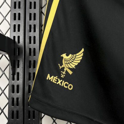 Mexico 2025/26 Gold- Black pantaloneta - Image 4