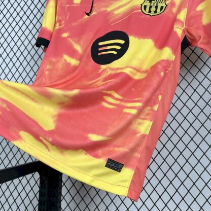 Barcelona 2025/26 Orange pre-match entrenamiento camiseta - Image 3