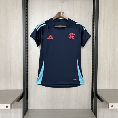 Flahombrego 2025/26 entrenamiento Wear Dark Blue Mujers camiseta