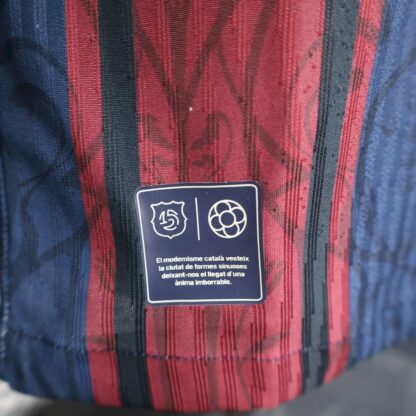 Barcelona 2025/26 Modernist manga largas camiseta versión jugador - Image 7