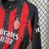 AC Milan 2025/26 local manga largas camiseta - Image 6