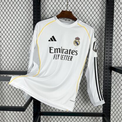 Real Madrid 2025/26 local manga largas camiseta