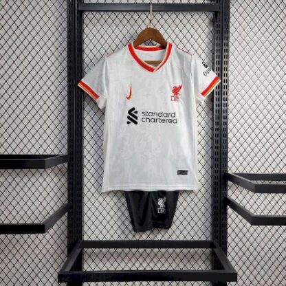 Liverpool 2024/25 tercera niños conjunto