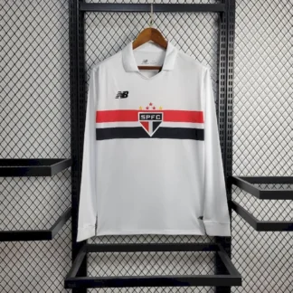 Sao Paulo 2024/25 local manga largas camiseta