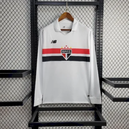 Sao Paulo 2024/25 local manga largas camiseta