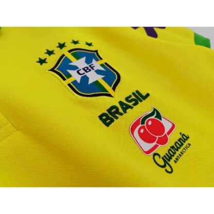 Brazil 2022/23 Polo Yellow Top For The Season - Image 7