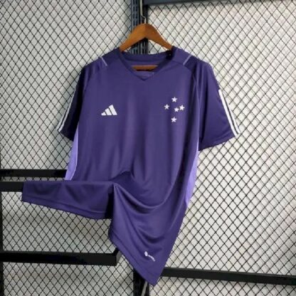 Cruzeiro 2023-24 Pre-Match entrenamiento camiseta - Image 2