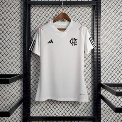 Flahombrego 2023/24 White entrenamiento Mujers camiseta