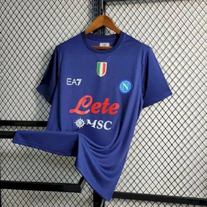 Napoli 2023-24 Pre-Match entrenamiento camiseta - Image 2