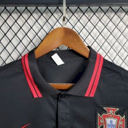 Portugal 2023/24 Black Polo - Image 4