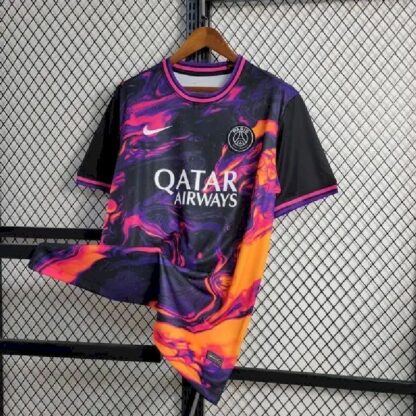 Paris Saint-Germain 2023/24 Colorful Pre-Match entrenamiento camiseta - Image 2