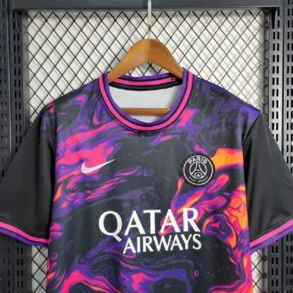 Paris Saint-Germain 2023/24 Colorful Pre-Match entrenamiento camiseta - Image 3