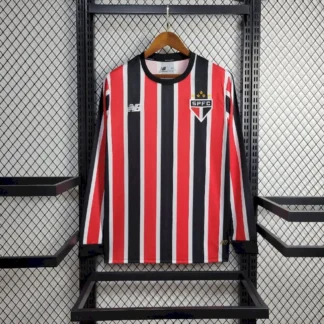 Sao Paulo 2024/25 visitante manga largas camiseta