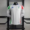 Italy 2024/25 Euro visitante manga largas camiseta versión jugador